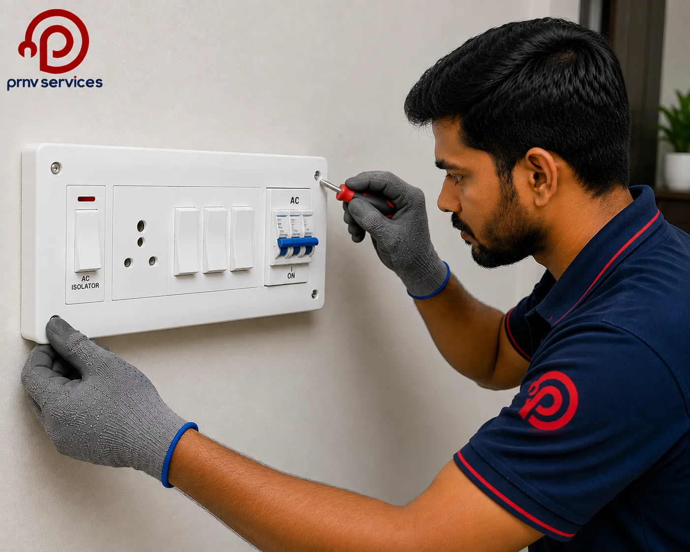 New Ac switchbox installation