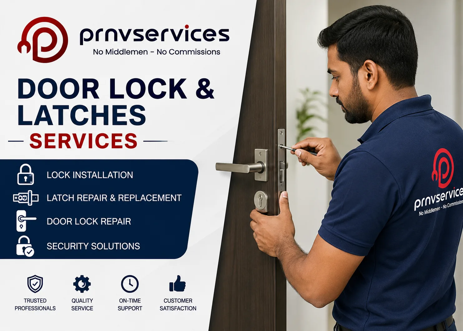 Door locks and latches repair
