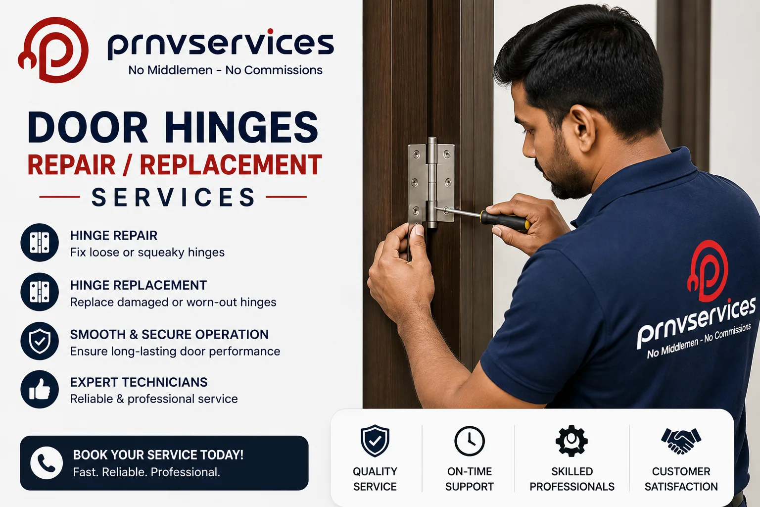 Door hinges repair/replacement
