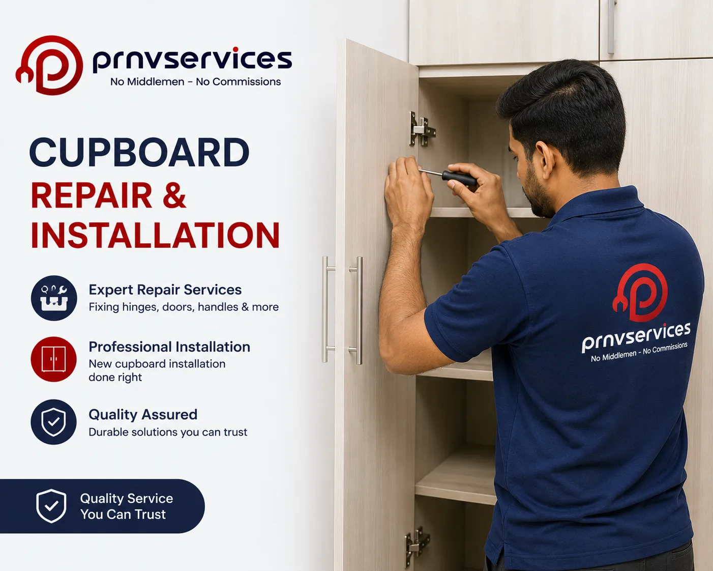 Cupboard repair & installation