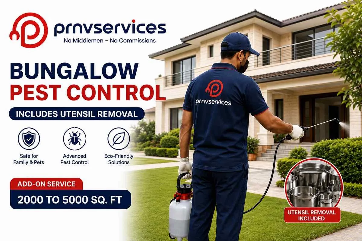 2000-3000 sq.ft Bungalow pest control