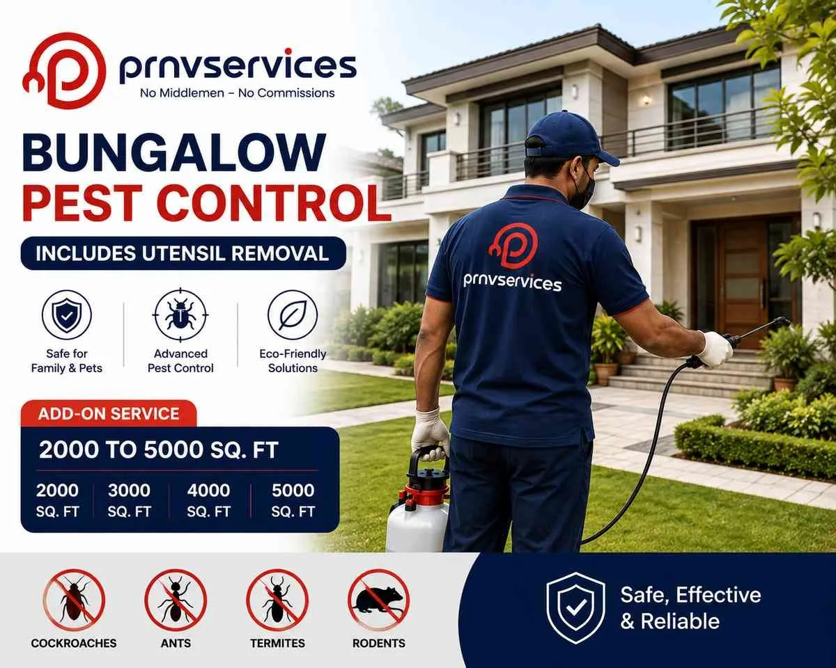 4000 to 5000 Bungalow pest control